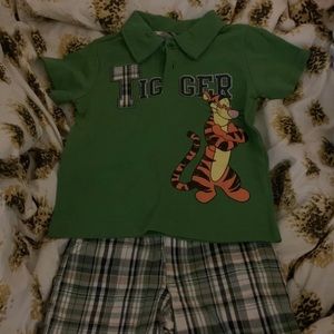 Toddler boy short set